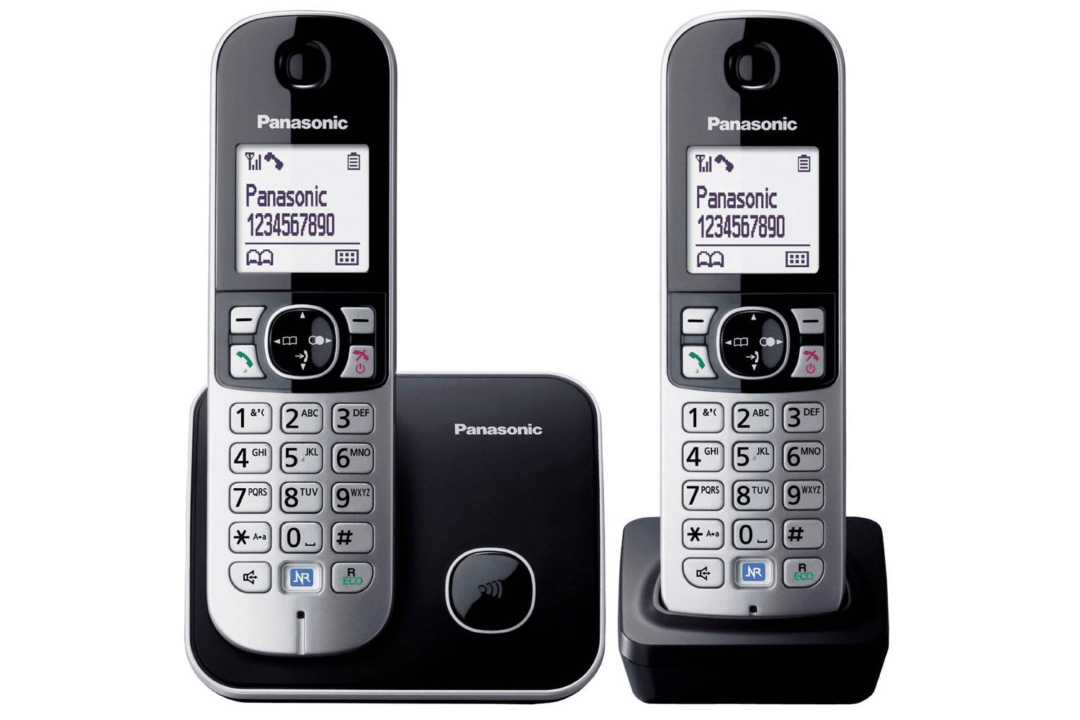 Panasonic KXTG6812 DECT Twin Set Cordless Phone Conversation Piece