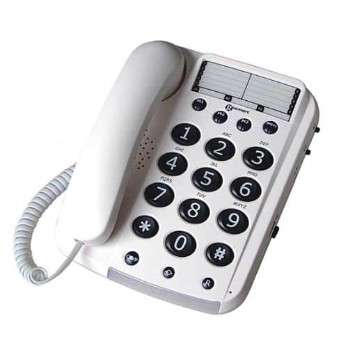 Geemarc Dallas 10 Corded Analogue Big Button Phone