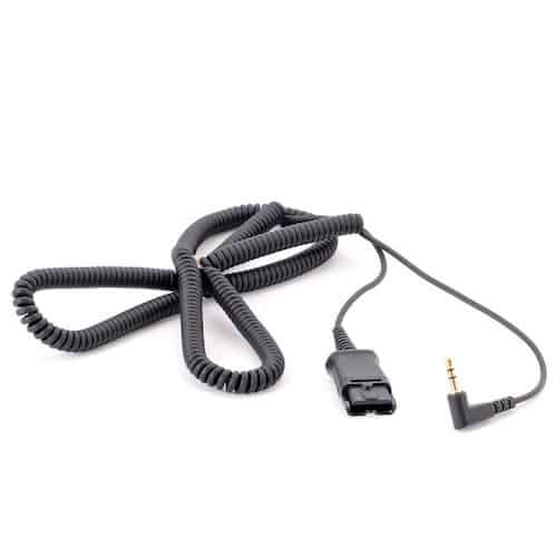 Plantronics Cable Assy 2.5MM-QUICK Disconnect 10FT Coil Cord