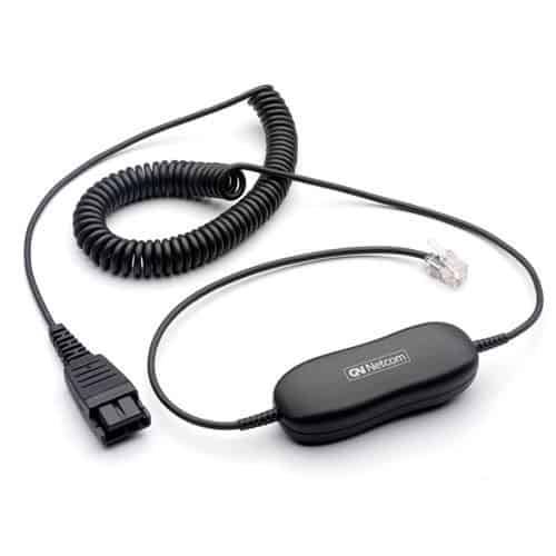 Jabra GN1200 CC 2m Coiled QD to Mod Plug