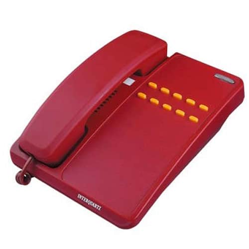 Interquartz 9281P Phone No Keypad RED