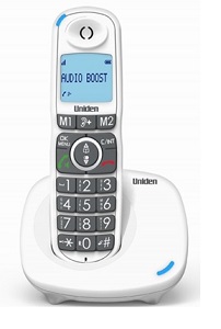 Uniden AT4104 Amplified Dect Cordless Phone White